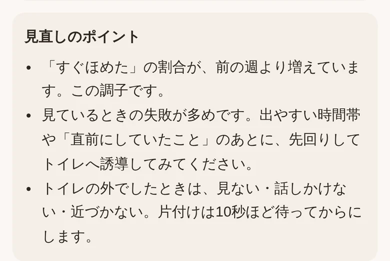 見直しのポイント